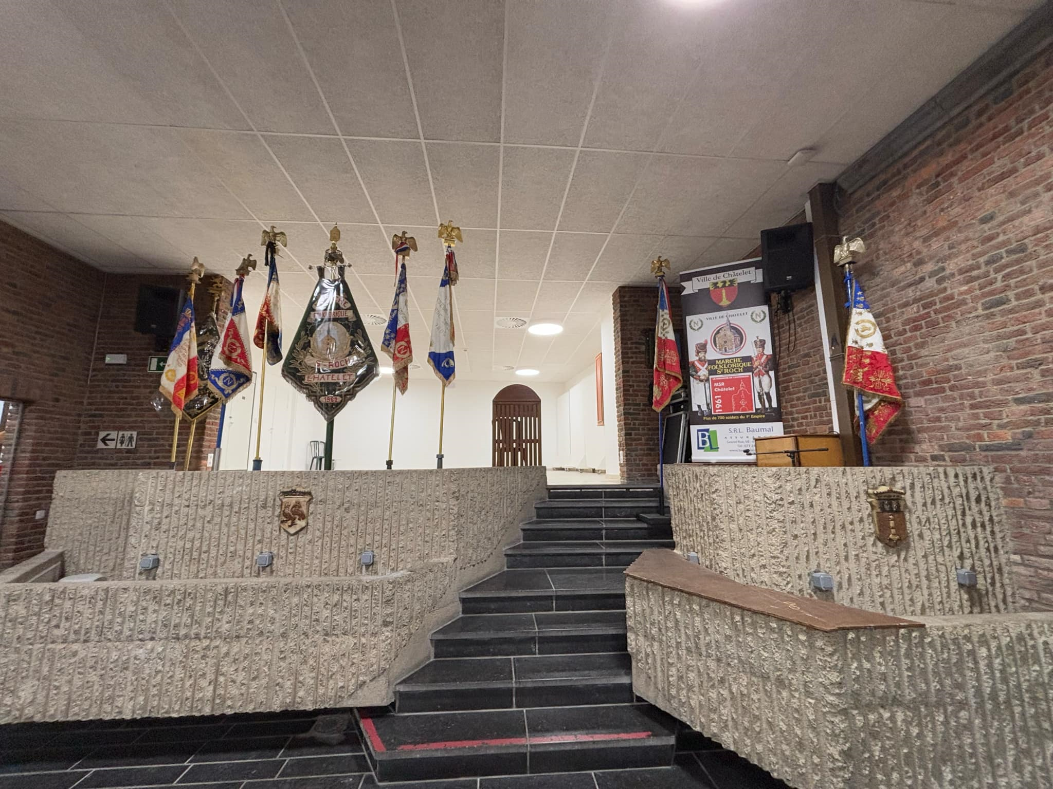 Cassage du verre – drapeaux